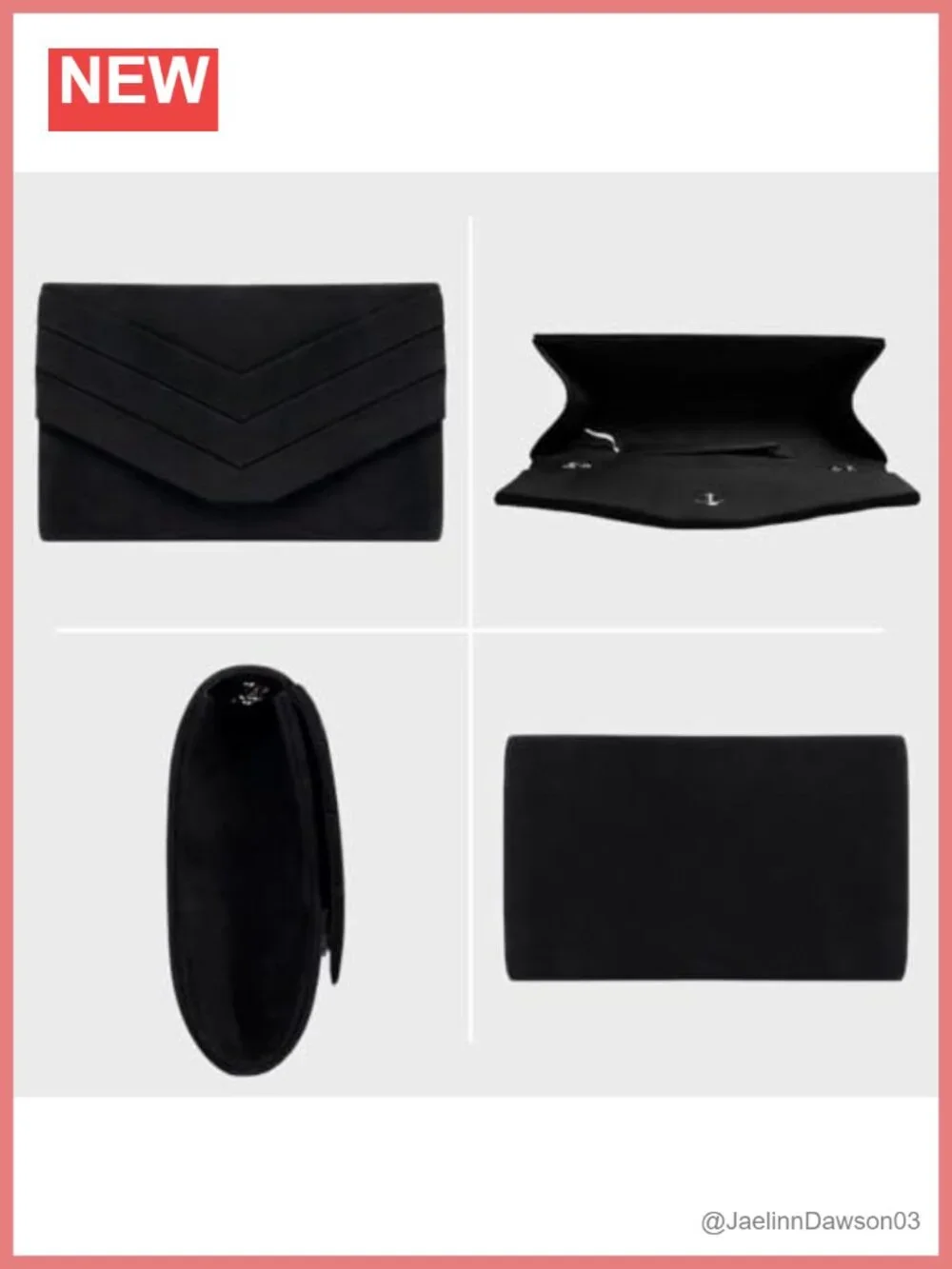 Evening Clutch Purse for Women Envelope Crossbody Detachable Chain Wedding Party